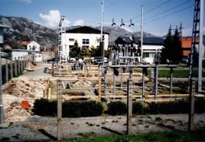 Slika 8. TS 110 kV Cetinje-izgradnja trafo polja
